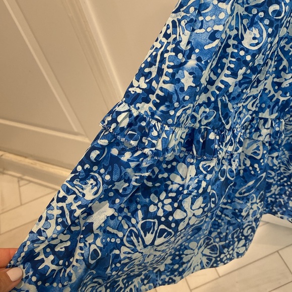 Marie Oliver blue print dress - Picture 4 of 4